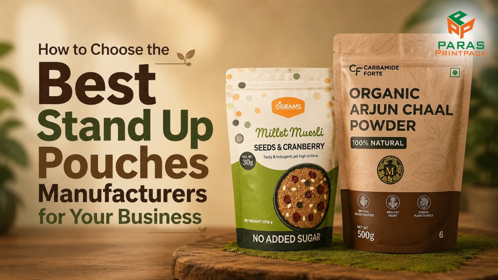 How to Choose the Best Stand Up Pouches Manufacturers for Your Business?